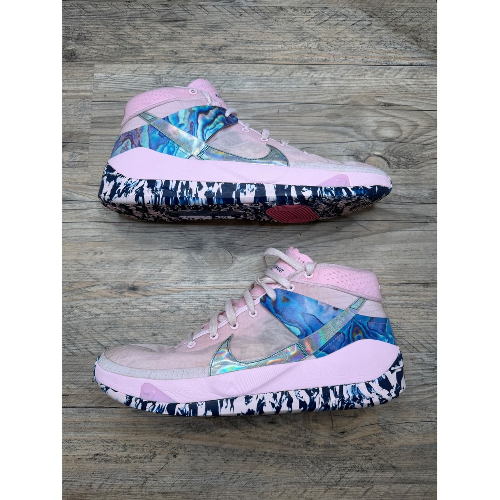 Nike KD 13 Aunt Pearl Pink Blue RARE SIZE Basketball Shoes DC0011-600 Mens 15